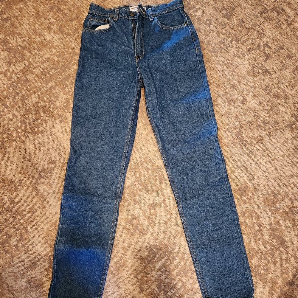 American Apparel High Rise Jeans Size 27 Straight Leg
